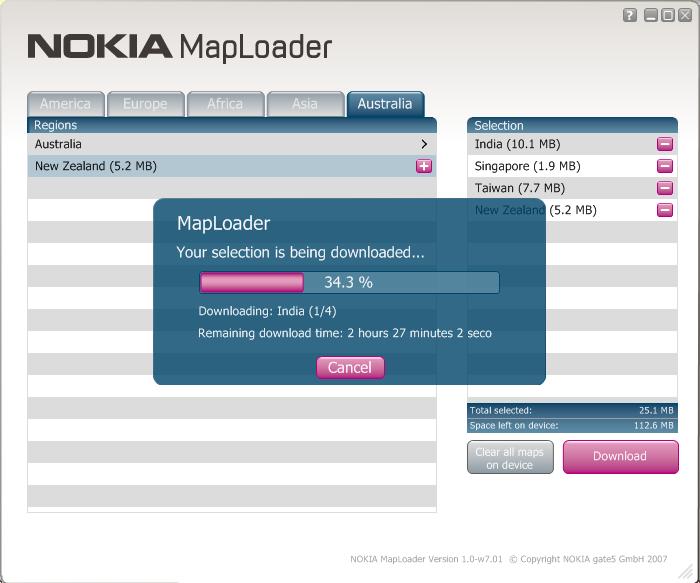 Nokia MapLoader now exapands footprint, includes India